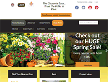 Tablet Screenshot of carrhardware.com